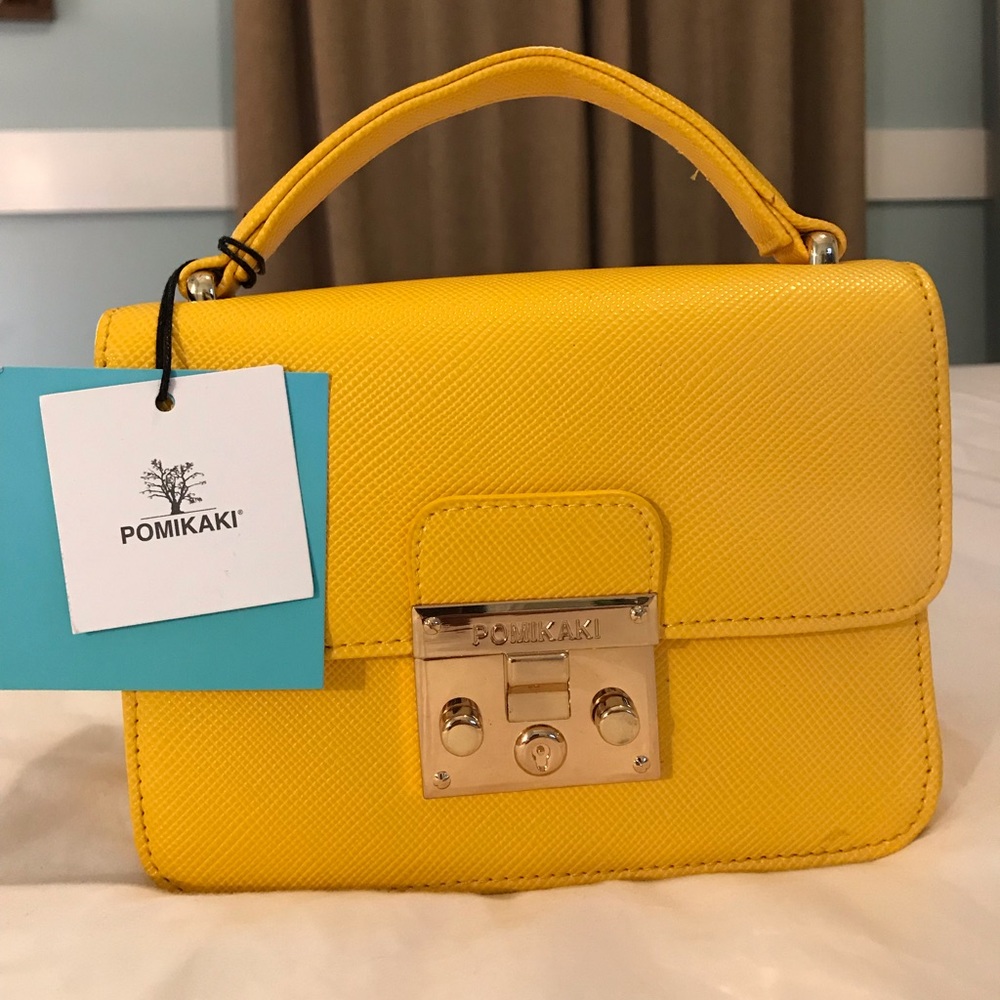 Yellow Pomikaki - Italian purse